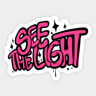 see the light Sticker